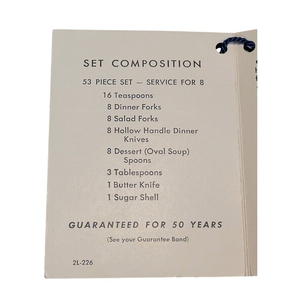 Entire Set 1948 Wallace Harmony House Quad Silver Plate Flatware Sears Signed - Picture 12 of 13